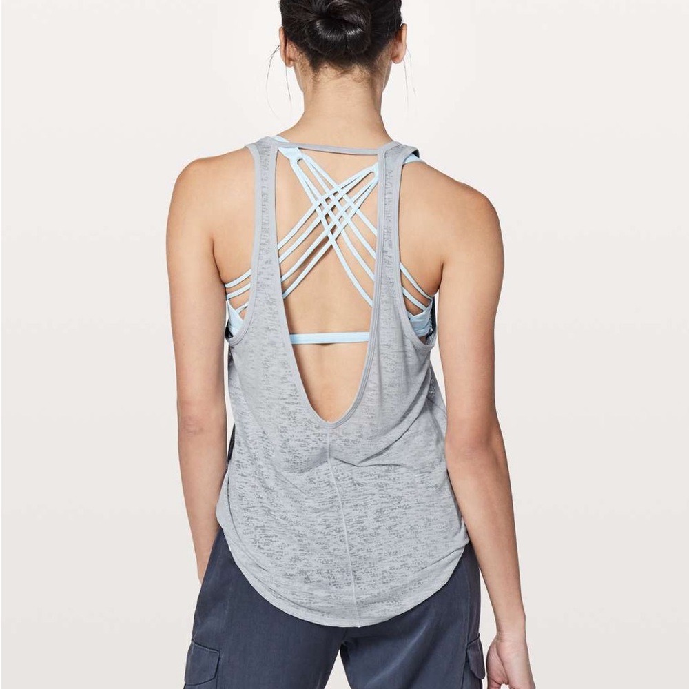 Breeze through burnout tank WHITE